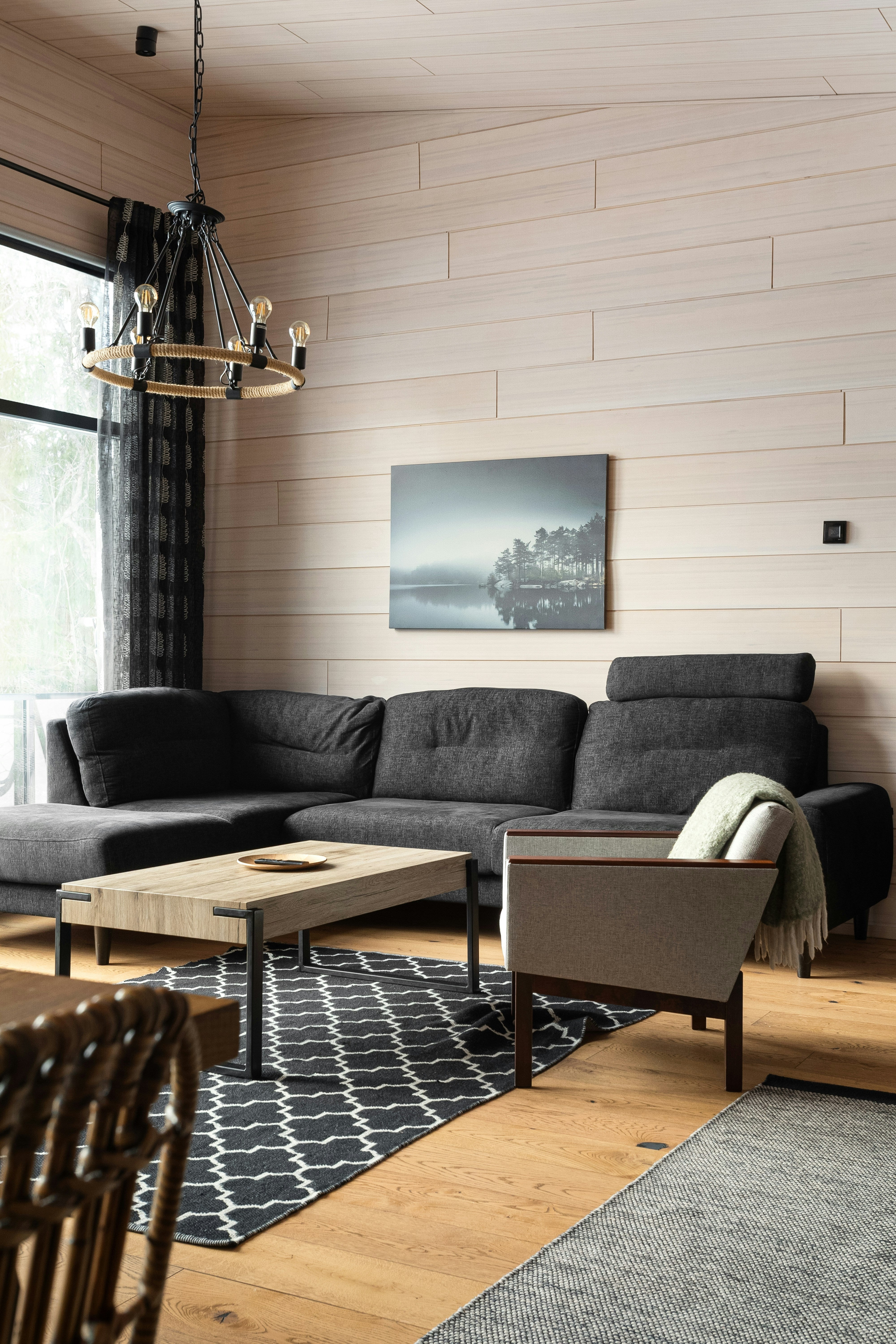 Midnight Elegance Sofa